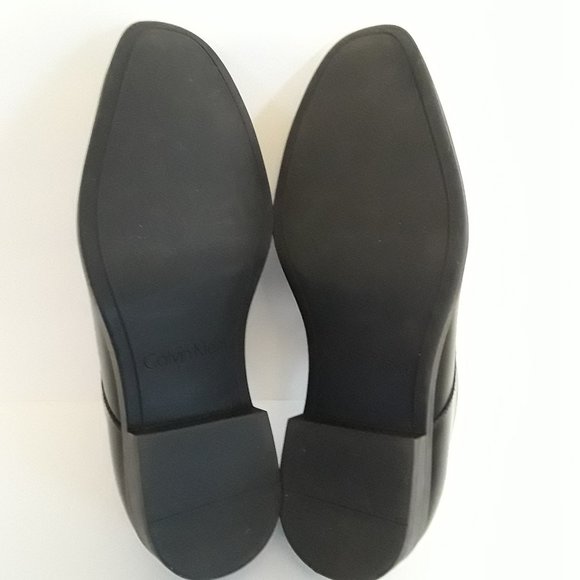 Calvin Klein Dorrel Black Leather Mens Dress Shoes Size 10.5  CALVIN KLEIN DORREL LEATHER MEN\'S DRESS SHOES SIZE 7.5 BLACK COLOR